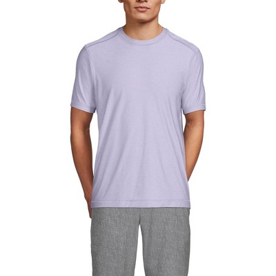Lands' End Men's Short Sleeve Swim Tee Rash Guard