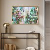 Art Remedy Vision of Greens Green Abstract Wall Art Framed - 2 of 4
