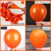 PartyWoo Balloons Orange Fall 18 12 10 5 Inch 123 pcs - 2 of 4