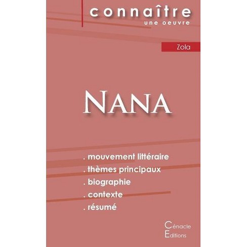 Fiche De Lecture Nana Analyse Litteraire De Reference Et Resume Complet By Emile Zola Paperback Target