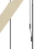 Resenkos Patio Awning, Outdoor Sun Shade Shelter Cover Awnings,6.5' x 4' Manual Retractable Awning, Non-Screw Patio Awning, UV Resistant, - 3 of 4