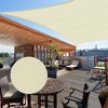 Yescom 16x16 Ft 97% UV Block Square Sun Shade Sail Top Canopy Outdoor Patio Pool Deck - 4 of 4