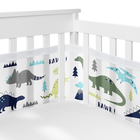 Breathable crib best sale bumper target