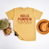 Simply Sage Market Women's Hello Pumpkin Distressed Short Sleeve Garment Dyed Tee - 3 of 4