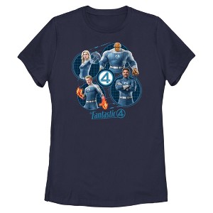 Womens The Fantastic Four: First Steps Family Team T Shirt - 1 of 4