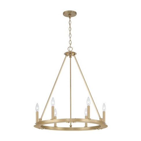 Capital Lighting Pearson 6 - Light Chandelier In Aged Brass : Target