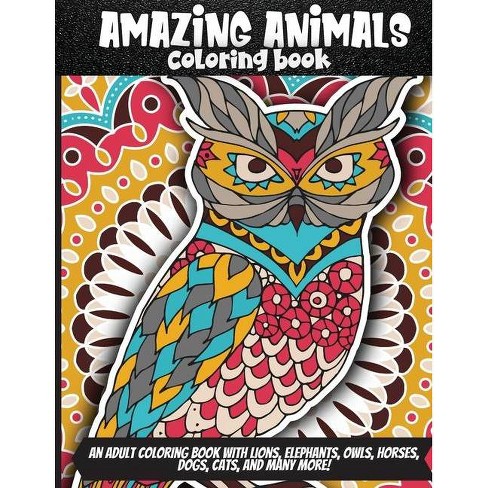 Download Amazing Animals Coloring Book By Elena Sharp Paperback Target