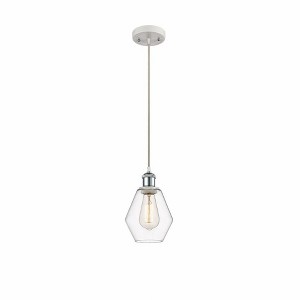 Cindyrella - 1 Light Cord Hung Mini Pendant In Industrial Style-10 Inches Tall and 6 Inches Wide - 1 of 1