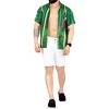 LA LEELA Men's Hawaiian Shirts Short Sleeve Button Down Shirt Mens Tropical Shirts Casual Vacation Party Shirts for Men Funny - 4 of 4