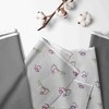 Bacati - Happy Monkeys Pink/Purple Muslin 2 pc Security Blankets - 2 of 4