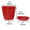 Unique Bargains Home Garden Office Round Shape Plastic Flower Pot - 2 of 4