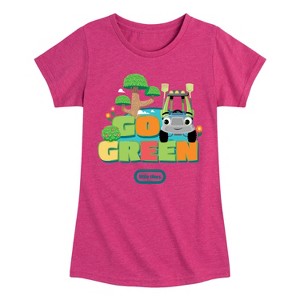 Girls' - Little Tikes - Go Green Fitted Short Sleeve Graphic T-Shirt - 1 of 3