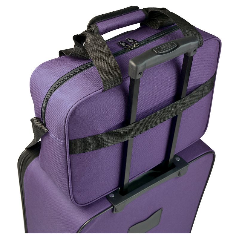U.S Traveler Vineyard 4pc Softside Luggage Set, 2 of 7