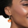 Ross-Simons Italian Multicolored Enamel and Sterling Silver Jewelry Set: 3 Pairs Of Halloween Drop Earrings - 2 of 4