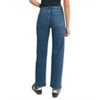Women's Super High Rise Relaxed Straight Jean - JUST BLACK DENIM - 2 of 4