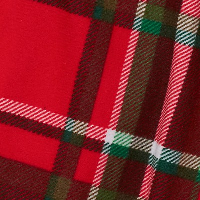 compass red/emerald plaid