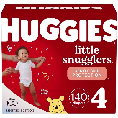 Image of Huggies Little Snugglers Diapers - Size 4 - 140ct