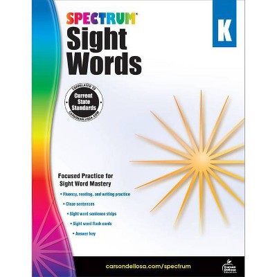 Spectrum Sight Words, Grade K - (Paperback)