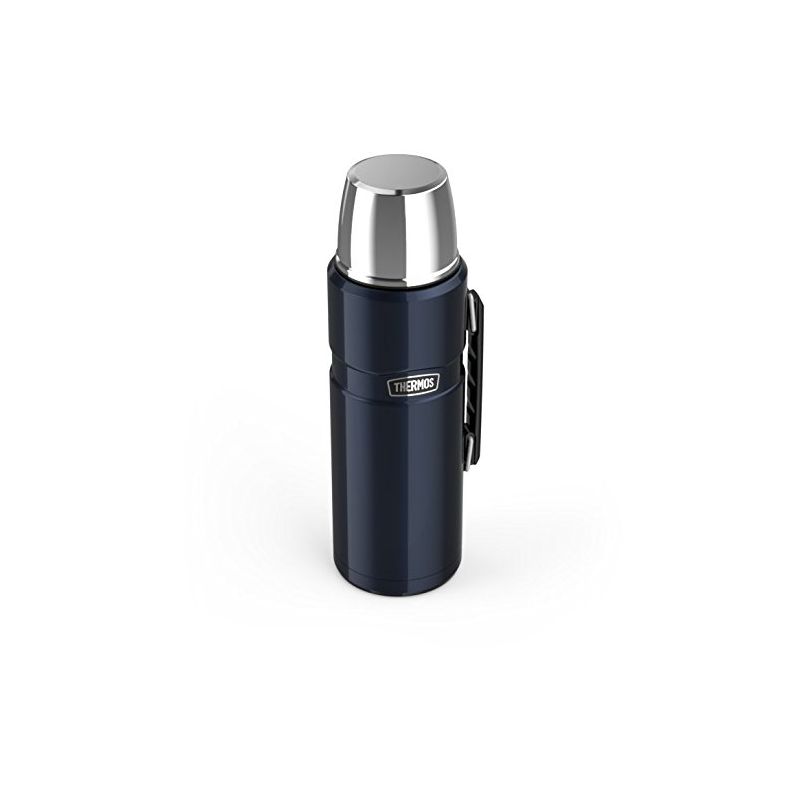 Thermos Stainless King 2-Liter/68-Ounce Beverage Bottle, Midnight Blue, 5 of 6