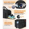 Gym Bag for Men, 45L Sports Travel Duffel Bag with Shoe & Laptop Compartment, Gym Workout Backpack - 3 of 4