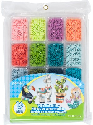 Perler Fused Beads in Tubes 4,000/Pkg - Tropical