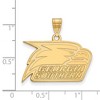 Black Bow Jewelry 10k Yellow Gold Georgia Southern Eagles NCAA Medium Pendant - 2 of 3