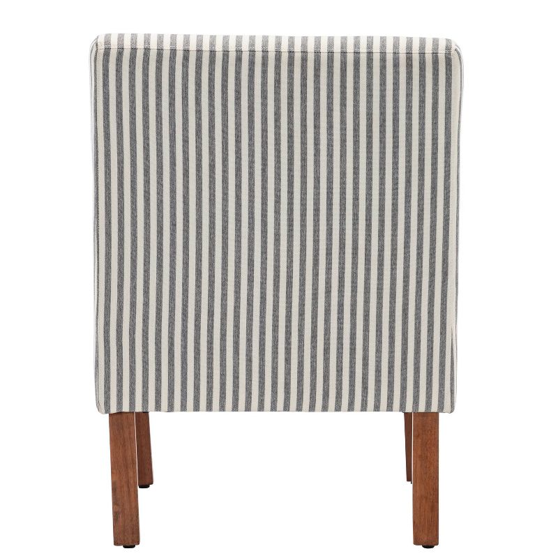 Armless Slipper Accent Chair Striped - WOVENBYRD, 5 of 13