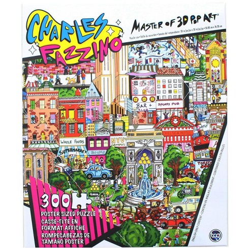 Tcg Charles Fazzino Pop Art New York City 300 Piece Poster Sized Jigsaw Puzzle Target