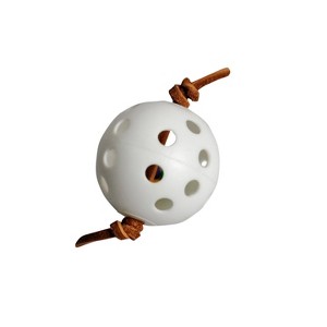 A&E Cage Company Happy Beaks Bird Interactive Leather Rope Ball Foot Toy - 1 of 1