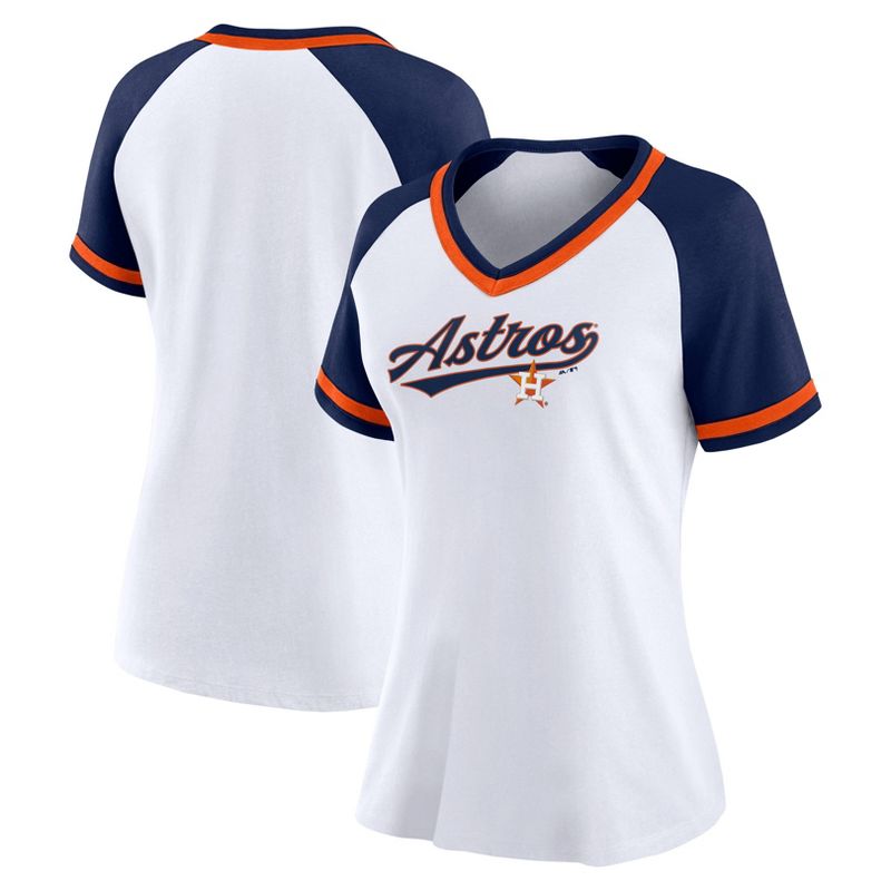MLB Houston Astros Women&#39;s Jersey T-Shirt, 1 of 4