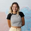 Dalix Heartly Ghost Short Sleeve Raglan Micro Rib Babe Tee Soft Cute Womens - 2 of 4