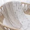 Living Textiles|2PK Jersey Swaddle - Rainbow Sloth - 3 of 4