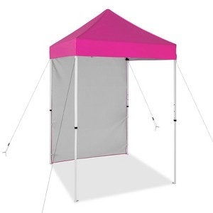 EAGLE PEAK 5x5ft Easy Setup Pop Up Canopy Tent with One Wall - 1 of 4