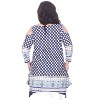 Women's Plus Size Antonia Cold Shoulder Tunic with Pockets - White Mark - 3 of 3