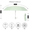Travel Umbrellas for Rain Automatic Folding Sun Umbrella for Walking Waterproof Windproof Umbrellas for Women and Men, Green - 3 of 4