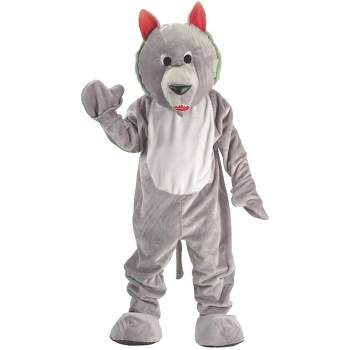 Dress Up America Wolf Mascot Costume for Kids and Teens