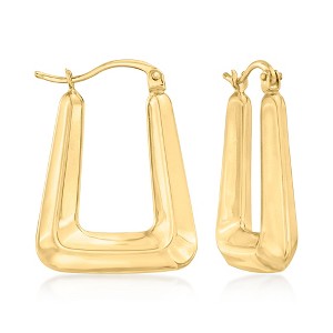 Ross-Simons 14kt Yellow Gold Squared Hoop Earrings - 1 of 3