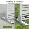 PexFix 72 in. x 47 in. Outdoor Privacy Rectangle Screen Galvanized Steel Panel Divider in White - 4 of 4