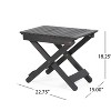 Christopher Knight Home Malibu Outdoor Acacia Wood Folding Side Table - 3 of 4