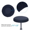 Unique Bargains Non-slip Washable Elastic Round Bar Stool Seat Cushions 2 Pcs - 3 of 4