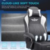 GTPLAYER Big and Tall Gaming Chair, Breathable Fabric, Strong Lumbar Support, Comfortable Office Chairs - 3 of 4