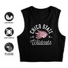 Women's California State University, Chico Mascot Sleeveless Crop Top Tank - 4 of 4