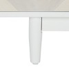 Tay 2 Shelf Pattern Media Stand - MED5012 - White Washed - Safavieh - 4 of 4
