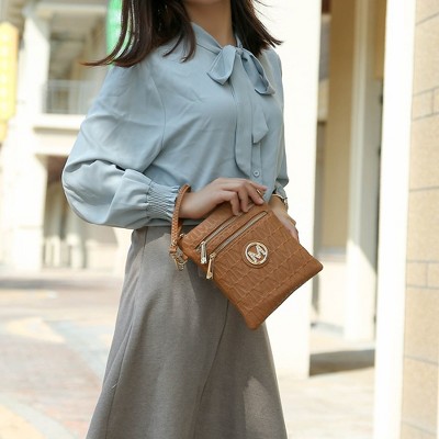 MKF Collection Andrea Milan M Signature Crossbody Bag by Mia K - Beige — фото 3