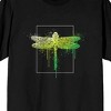 Natural World Dragonfly Men's Black T-Shirt - 2 of 3