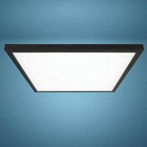 GT-Lite 2'x2' 4200 Lumens LED Flat Panel Black Trim Flush Mount Drop Ceiling 5 CCT 3 Level Dimmable CRI 90 - 1 of 1