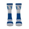 NCAA Kentucky Wildcats Mixer Crew Socks: Logo Pattern, Cushioned Heel & Toe, Adult Large - 2 of 3