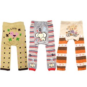 Wrapables Baby and Toddler Animal Leggings (Set of 3), 12 to 24 months, Play Time - 1 of 4