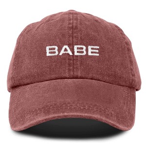 Dalix Babe Embroidered Cotton Baseball Cap Adjustable Dad Hat Womens - 1 of 4