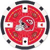 MasterPieces Casino Style 100 Piece Poker Chip Set - NFL Kansas City Chiefs. - 4 of 4